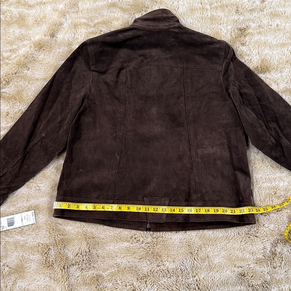 NWT Vintage 90s/Y2K SIZE 1X Jones New York Sport Brown Suede Jacket ~~MSRP $169 - Picture 14 of 16